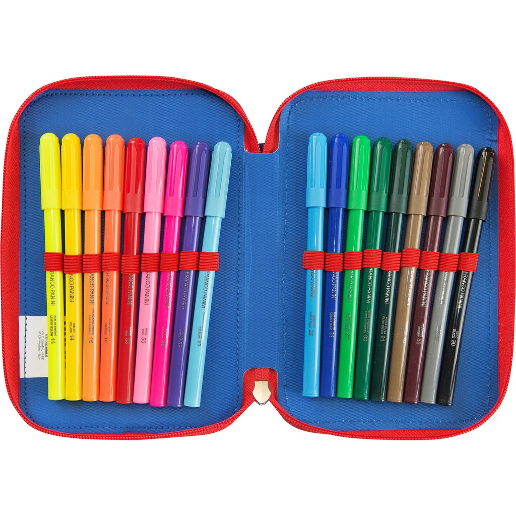 Astuccio 3 zip COMIX Bright