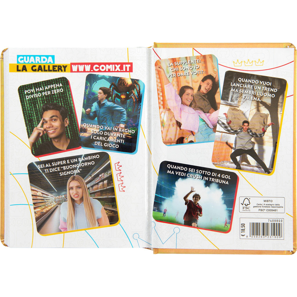 Diario 16 Mesi 2025/26 - COMIX - Giornaliero Mignon