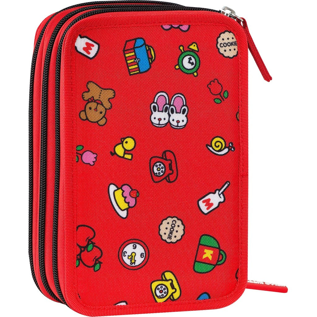 Astuccio 3 zip Hello kitty