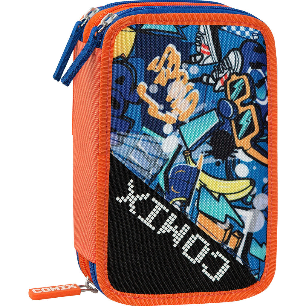 Astuccio 3 Zip COMIX Bright