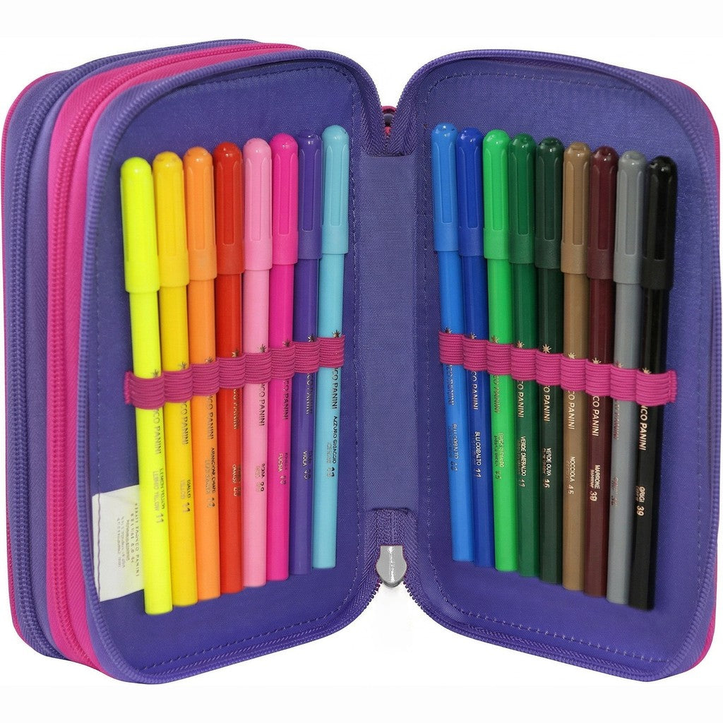 Astuccio 3 Zip COMIX Bright