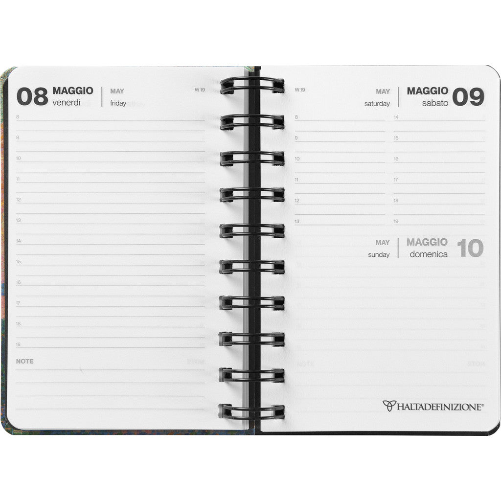 Agenda Spiralata 12 Mesi 2026 Pocket  Giornaliera - Haltadefinizione