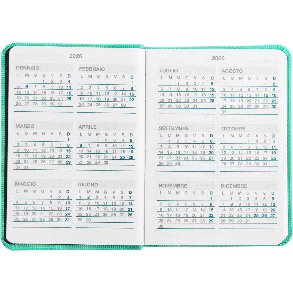 Agenda 12 Mesi 2026 Mini Giornaliera - Agende COMIX