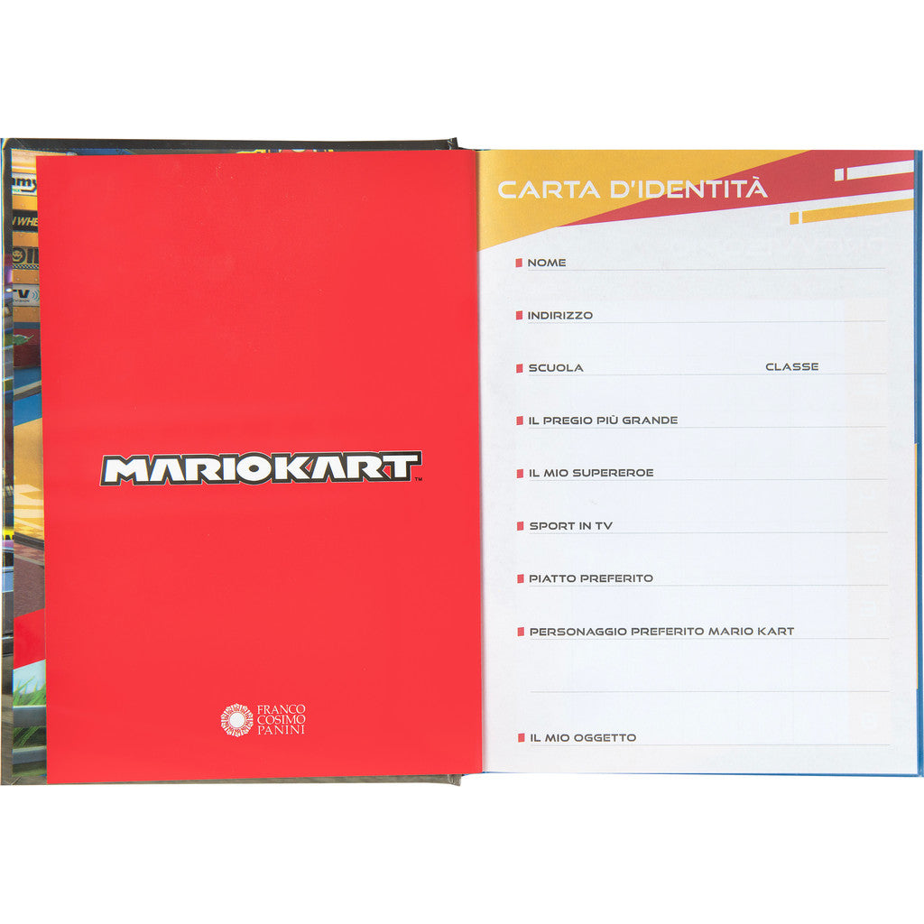Diario 12 Mesi 2026/27 - Mario Kart - Giornaliero Non Datato