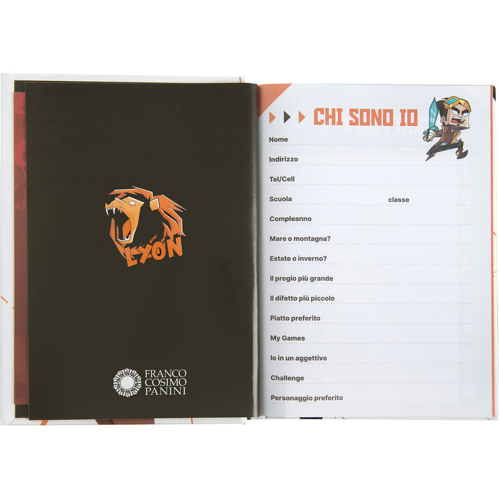 Diario 12 Mesi 2025/26 - Lyon Gamer - Giornaliero non datato