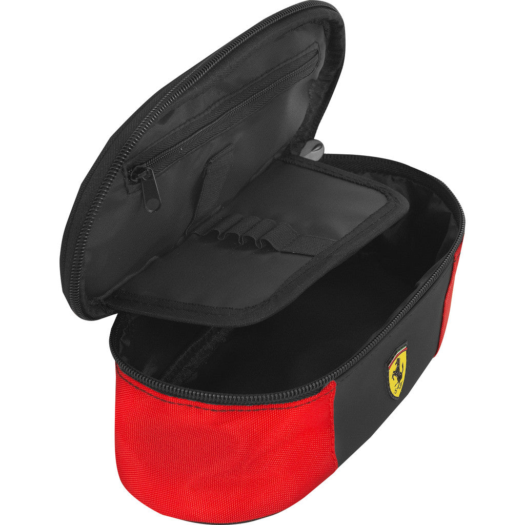 FERRARI KIDS - Astuccio Scuola Ufficiale Ferrari, Astuccio 3 Scomparti Bambino Con Set Cancelleria, Penna Cancellabile Blu Frixion E Pratica Chiusura A Zip, 20x13Hx7 Cm, Rosso Rudy : Amazon.it: Cancelleria E Prodotti Per Ufficio
