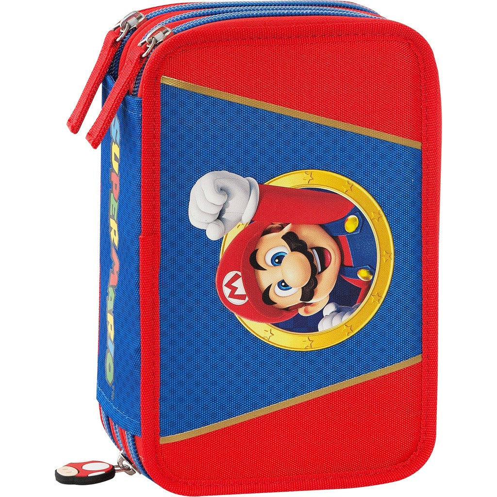 Astuccio 3 zip Super Mario