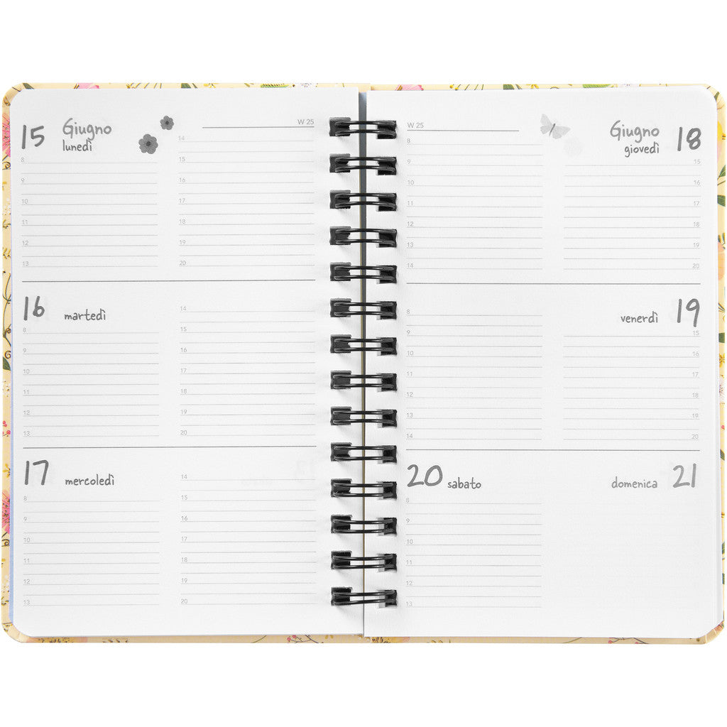 Agenda Spiralata 12 Mesi 2026 Mini Settimanale - Turnowsky
