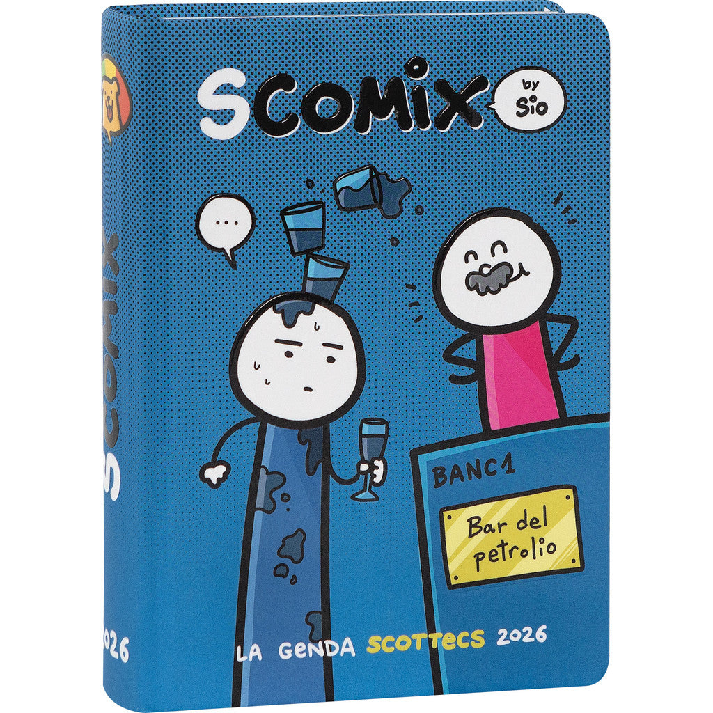 Diario 16 Mesi 2025/26 - COMIX Scottecs by Sio - Giornaliero
