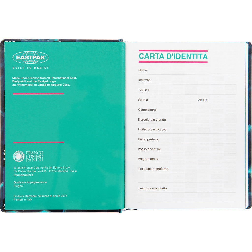 Agenda 13 Mesi 2025/26 - Eastpak - Giornaliera