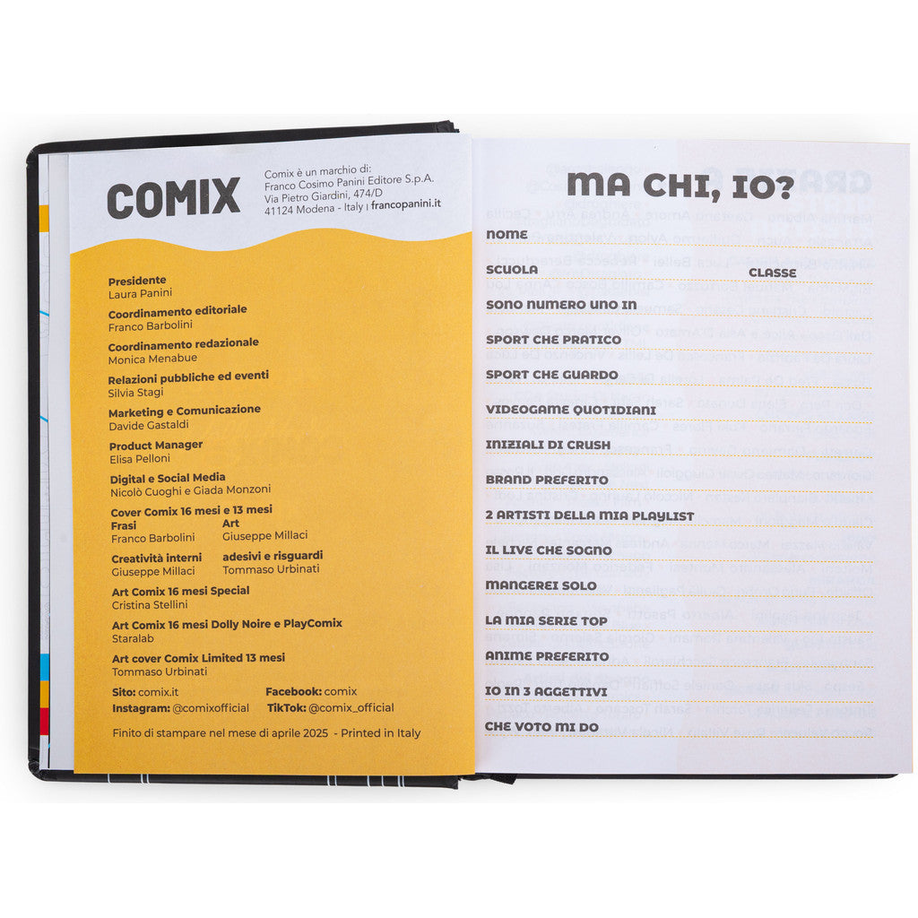 Agenda 16 Mesi Medium 2025/26 - Dolly Noire - Giornaliera