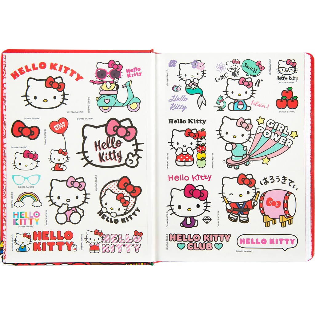 Diario 12 Mesi 2026/27 - Hello Kitty - Datato