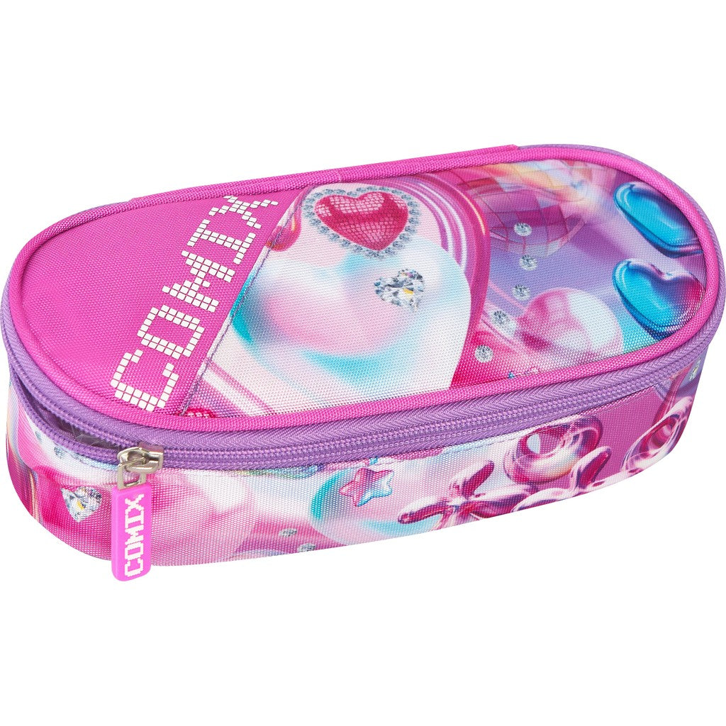 Astuccio ovale COMIX Bright