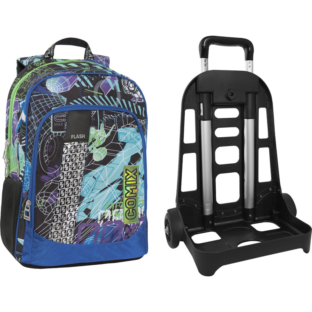 FCP Trolley Zaino Staccabile Jurassic World Warning, Edizione Limitata Con Omaggio Portachiavi