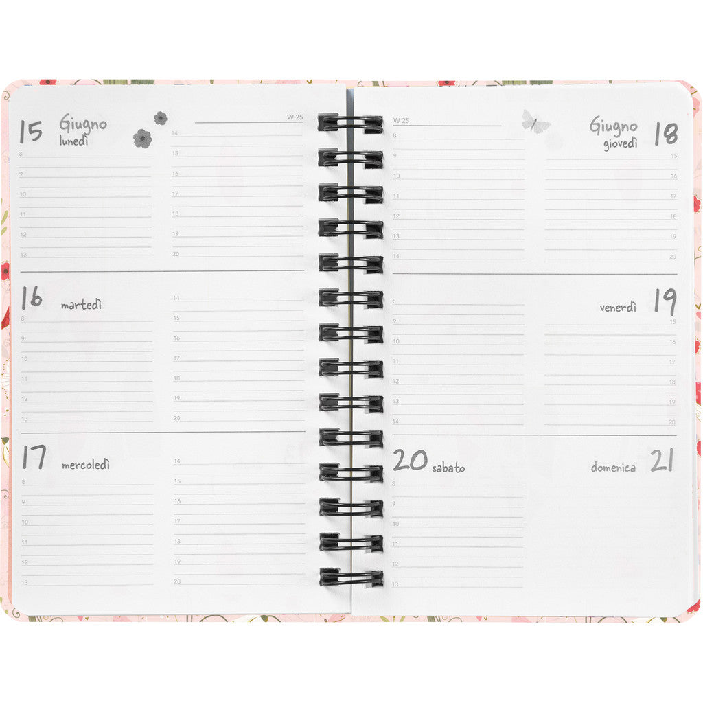 Agenda Spiralata 12 Mesi 2026 Mini Settimanale - Turnowsky