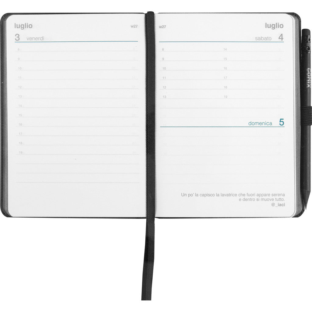 Agenda 12 Mesi 2026 Mini Giornaliera - Agende COMIX
