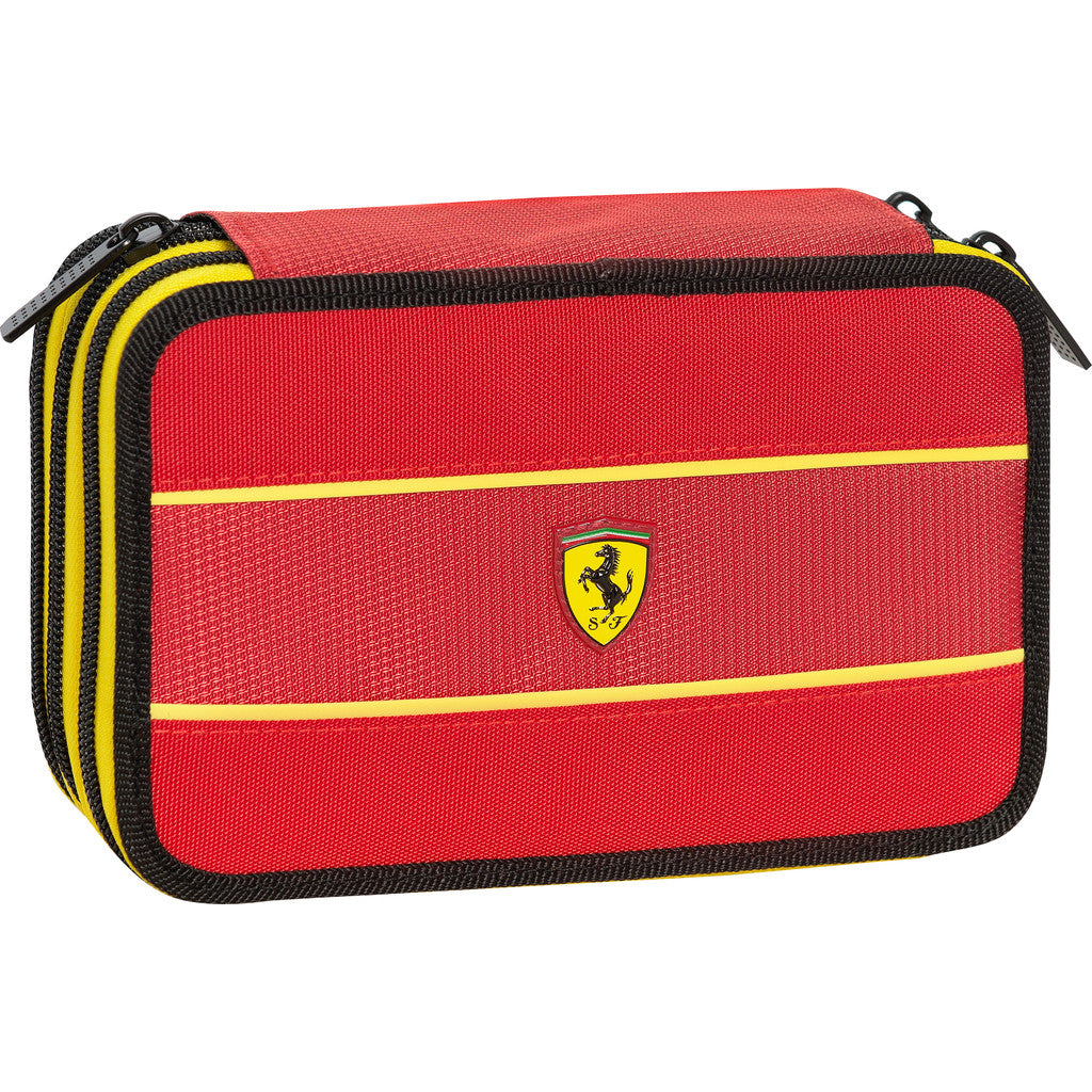 Astuccio 3 Zip Ferrari Kids