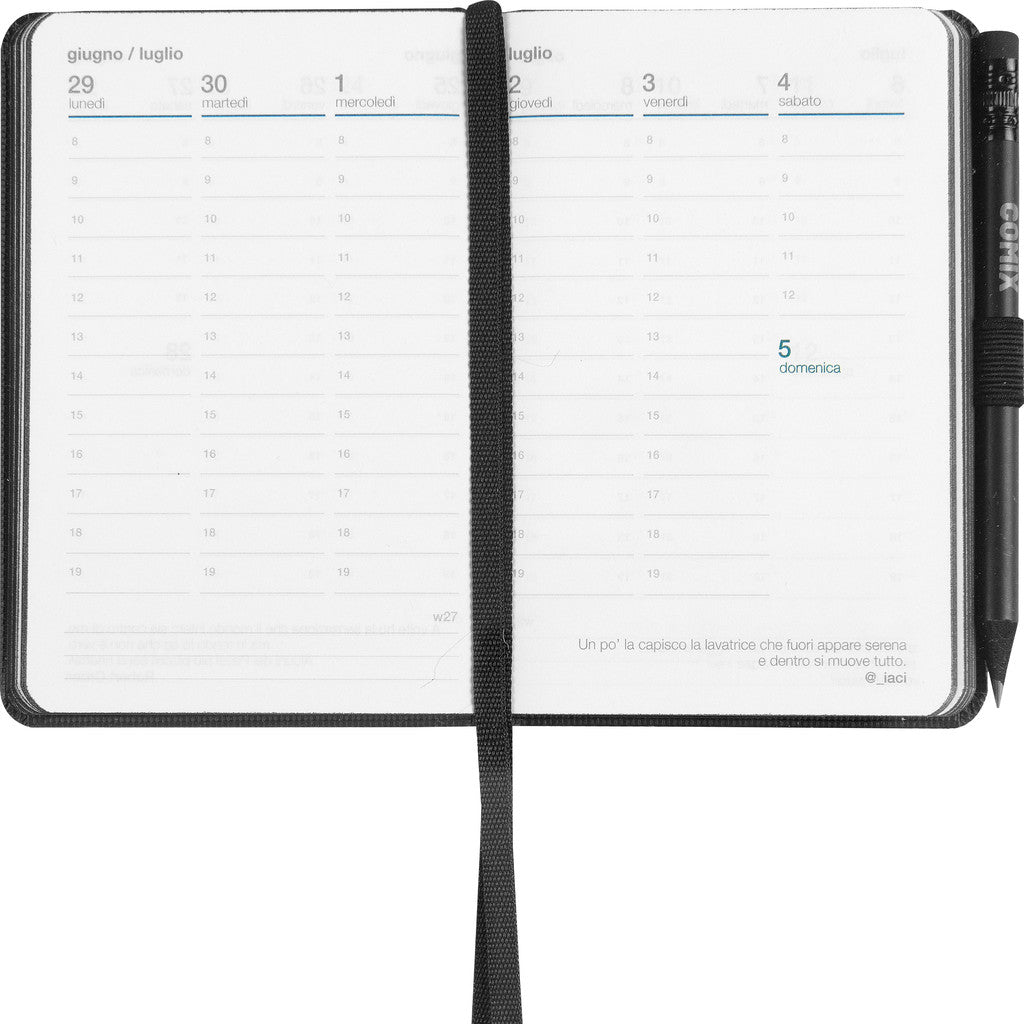 Agenda 12 Mesi 2026 Mini Settimanale - Agende COMIX