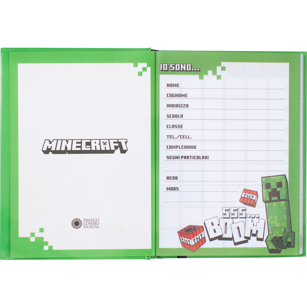 Diario 12 Mesi 2026/27 - Minecraft - Giornaliero Non Datato