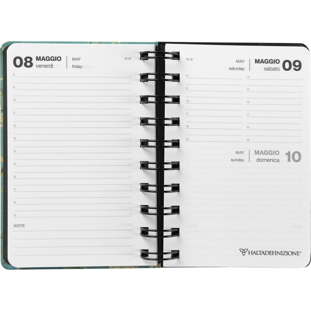 Agenda Spiralata 12 Mesi 2026 Pocket  Giornaliera - Haltadefinizione