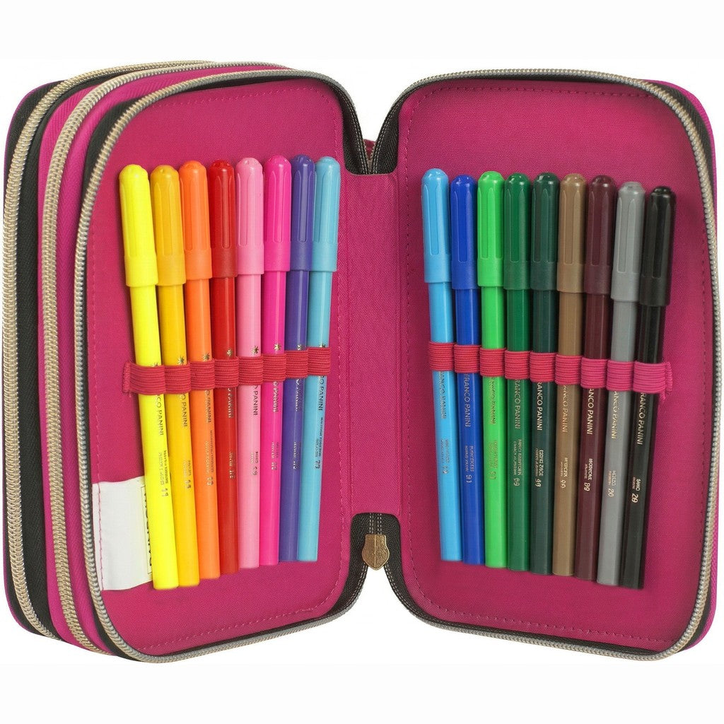 Astuccio 3 Zip Rainbow High