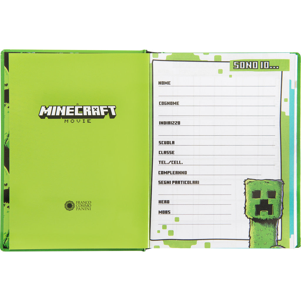 Diario 12 Mesi 2026/27 - Minecraft - Giornaliero Non Datato