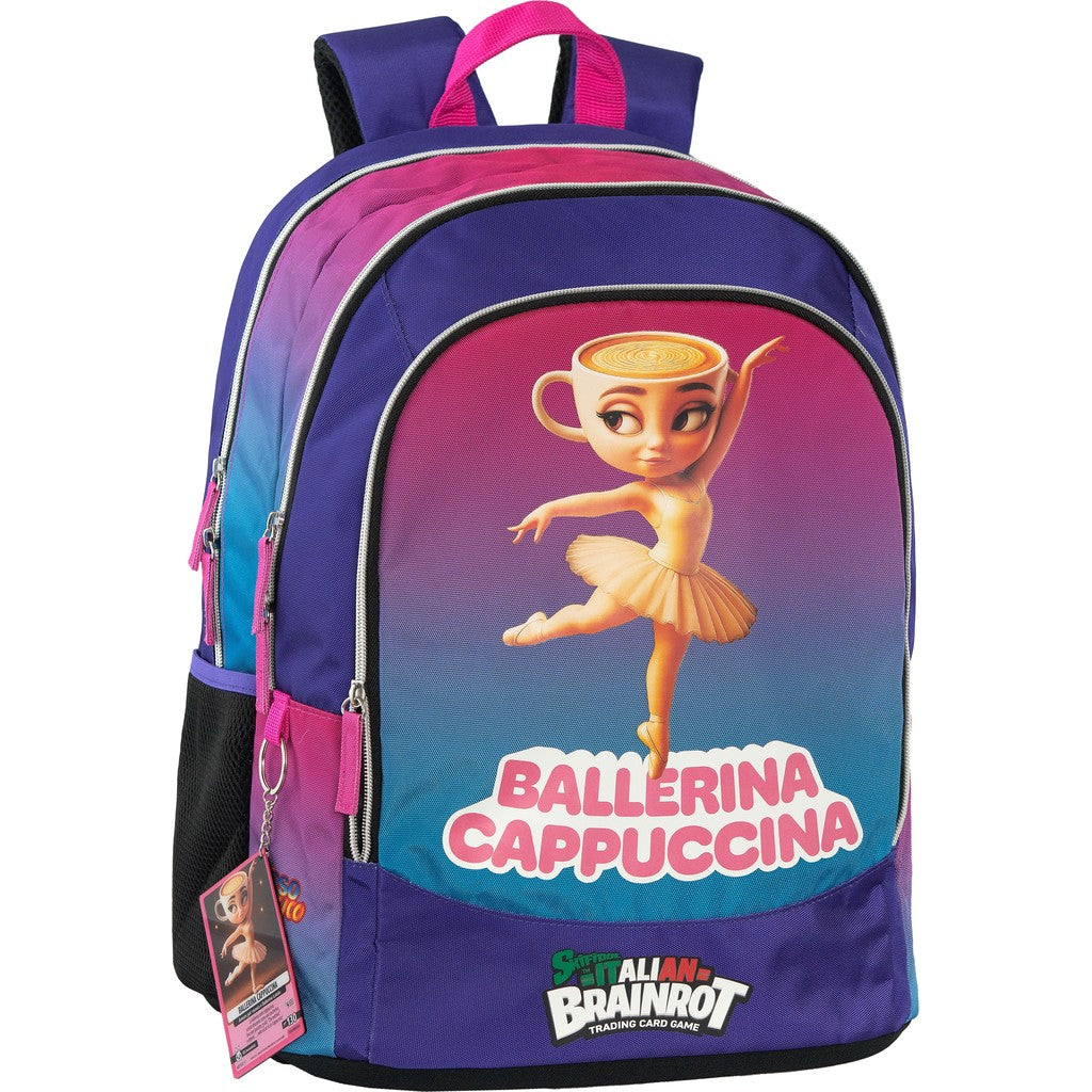 Zaino organizzato Skifidol Italian Brainrot
