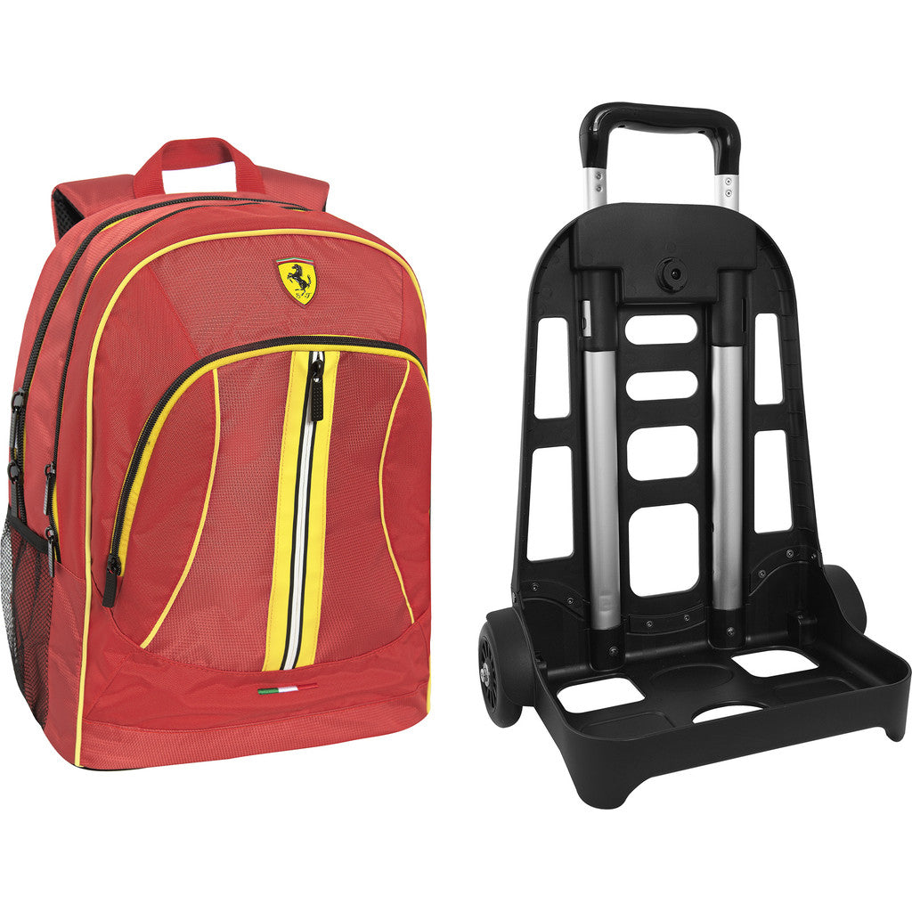 Zaino Trolley Staccabile Ferrari Kids