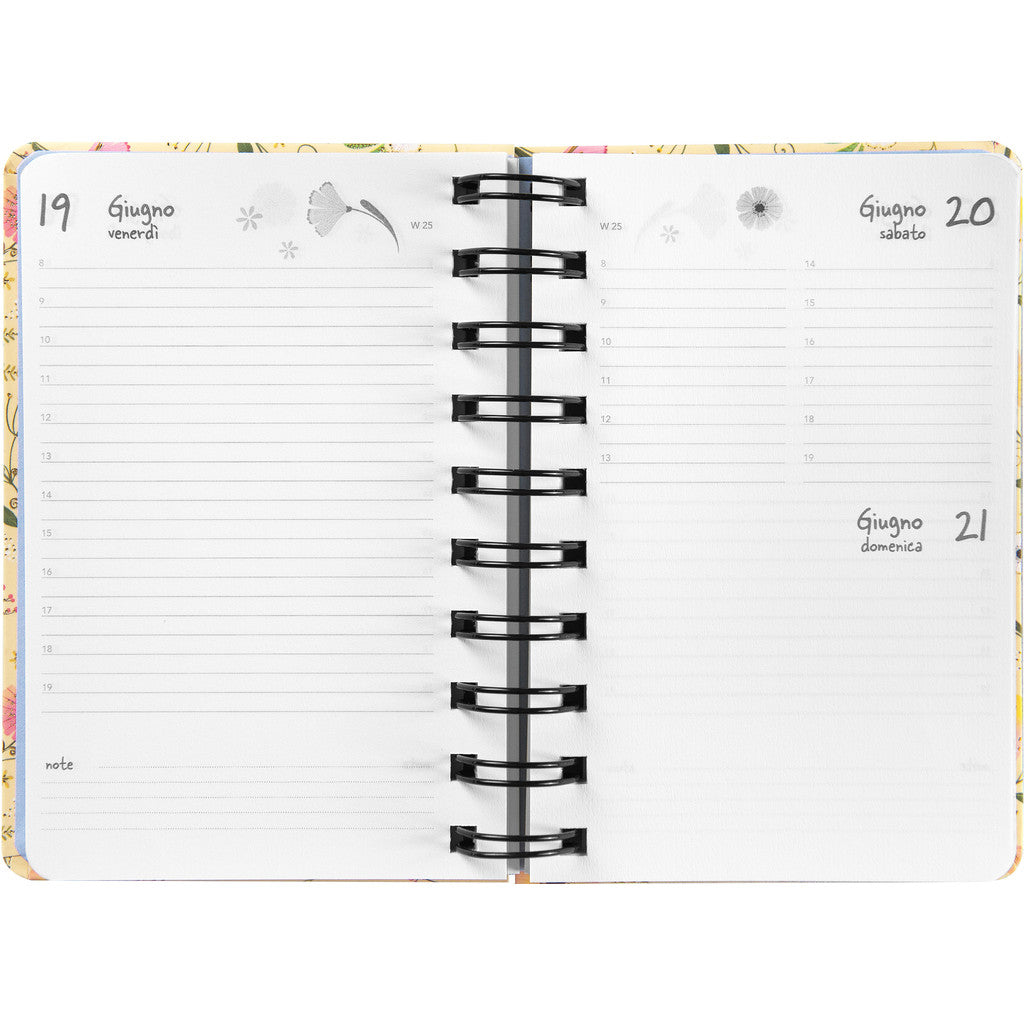 Agenda Spiralata 12 Mesi 2026 Mini Giornaliera - Turnowsky