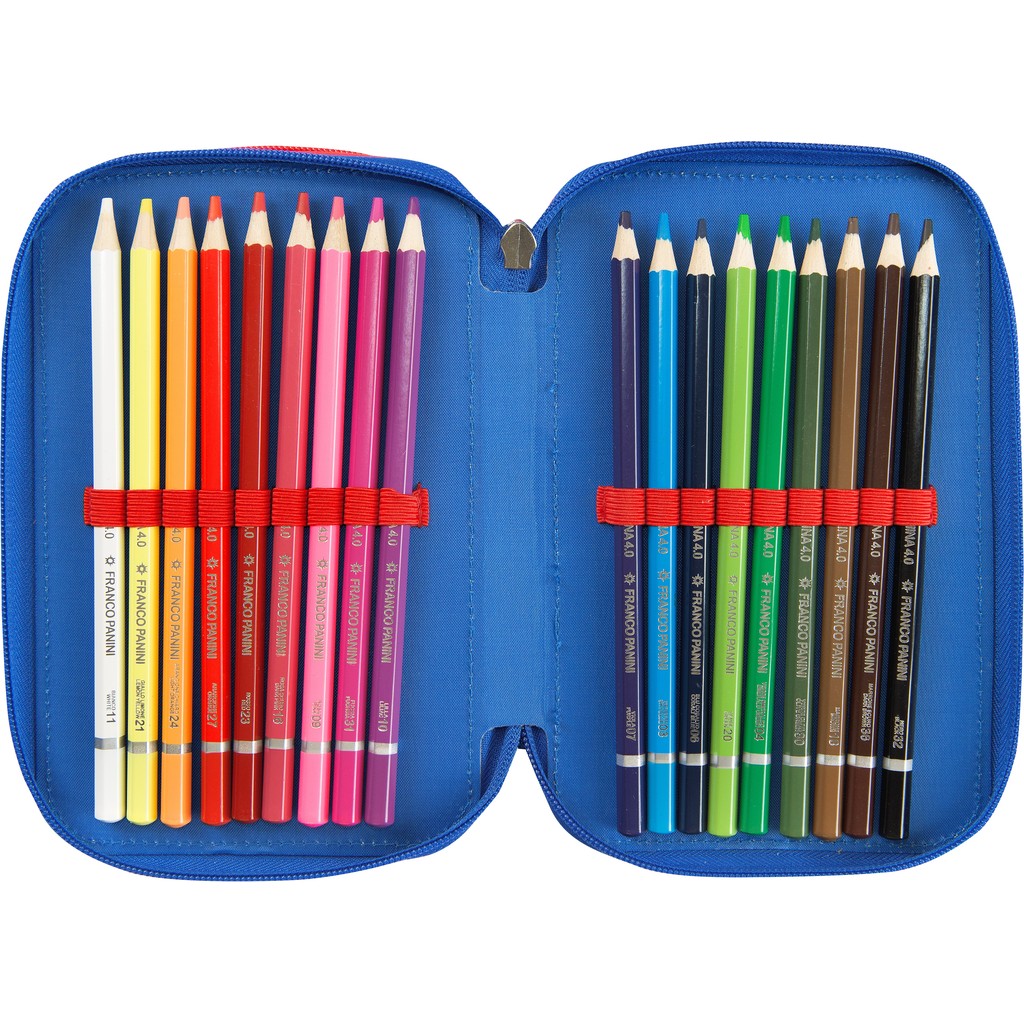 Astuccio 3 zip COMIX Bright