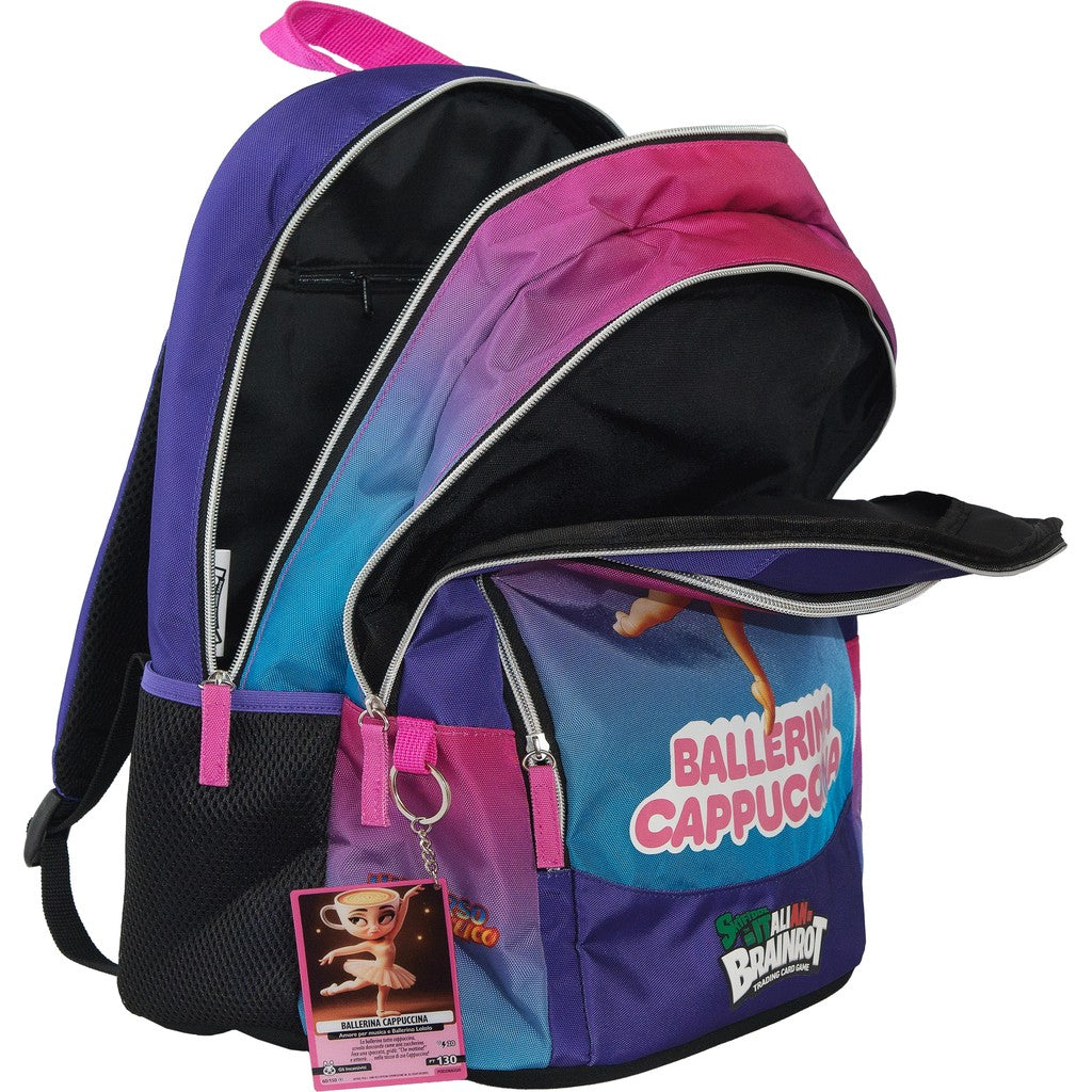Zaino organizzato Skifidol Italian Brainrot