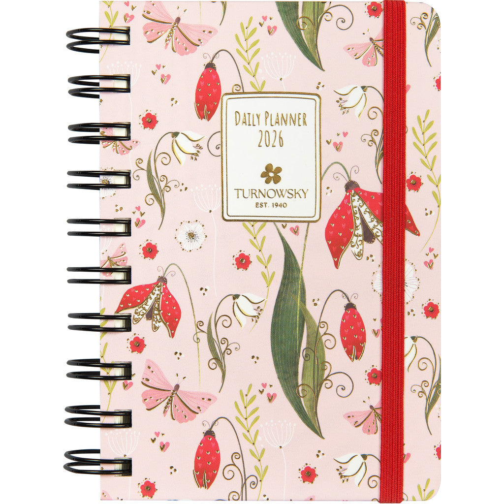 Agenda Spiralata 12 Mesi 2026 Mini Giornaliera - Turnowsky