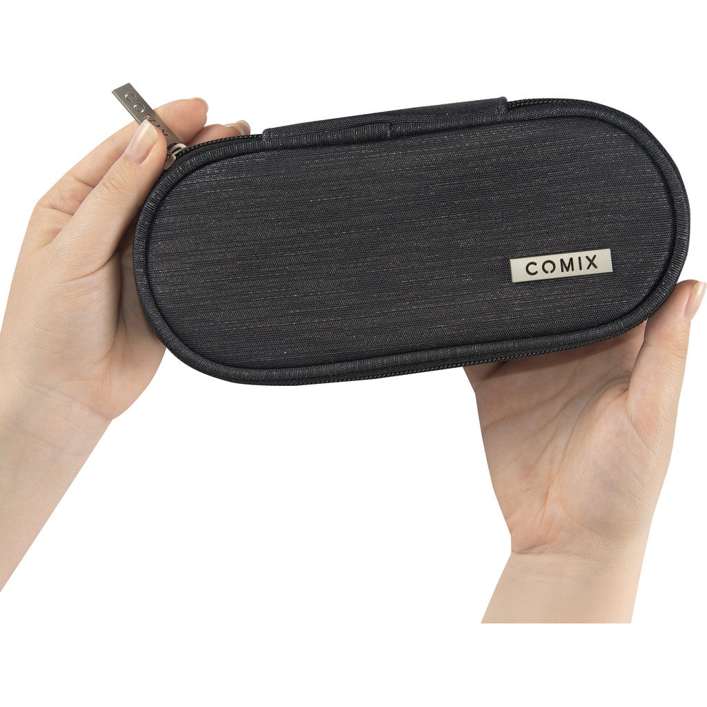 Astuccio ovale COMIX Lurex