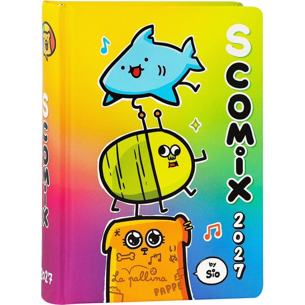 Diario 16 Mesi 2026/27 - COMIX Scottecs by Sio - Giornaliero